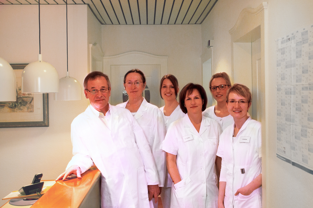 Das Praxisteam der Hautarzt-Praxis Dres. Schanbacher